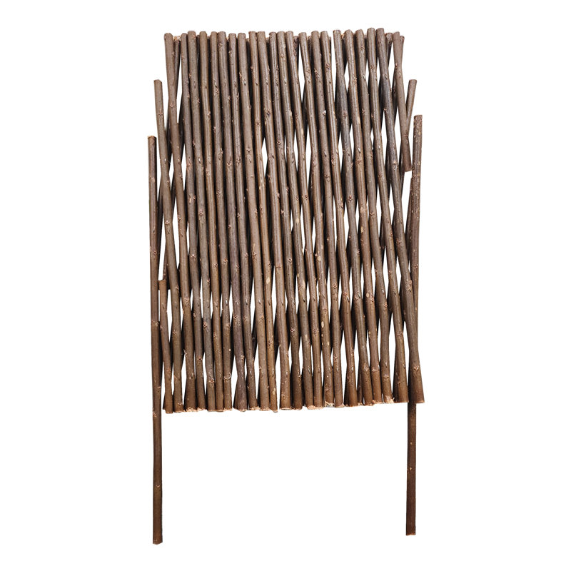 Brown willow expandable willow edging