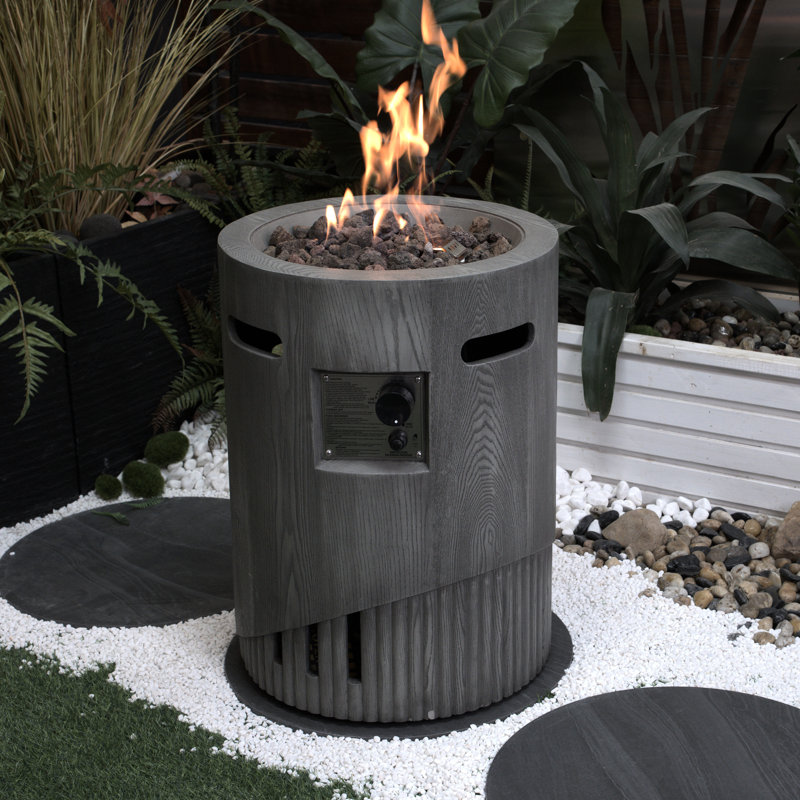 20 Inch Round Outdoor Heating Fireplace, 32000 , With Kit Diameter Flame Pit, Add-
