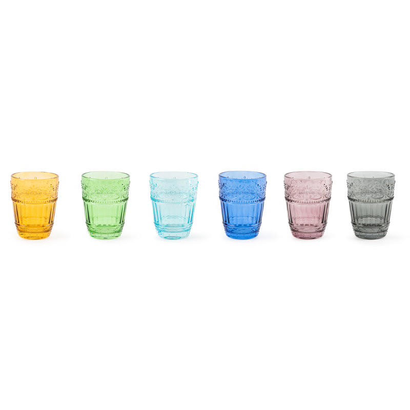 Country Flower 300ml Drinking Glass Set