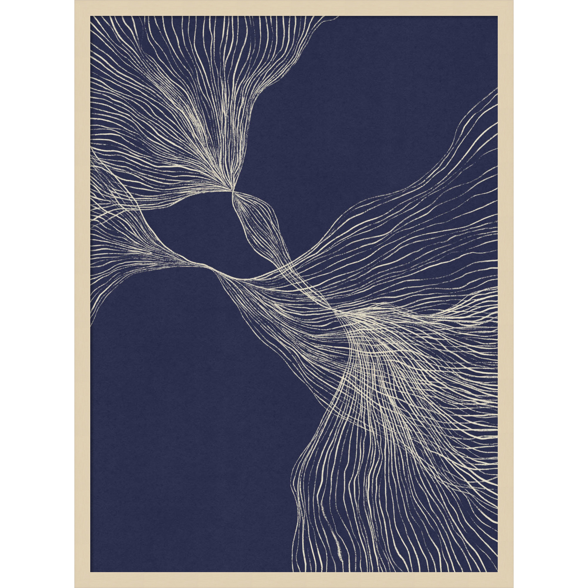 Interaction 1 by Alisa Galitsyna, 33" H x 25" W x 1" D, Brown
