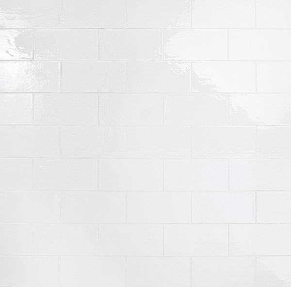 Bellami 5x10 Glossy Ceramic Tile, Bianco
