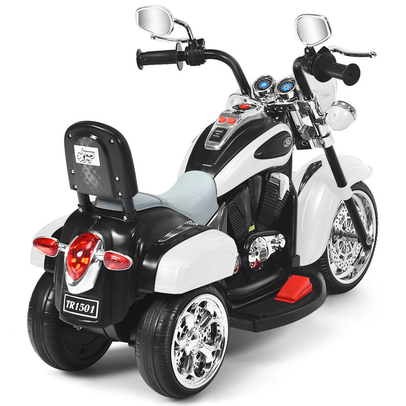 Gymax Battery Powered Ride On Toy, White