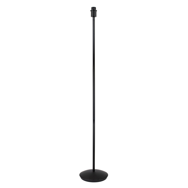 Contemporary and Sleek Table Lamp Base with Inline Switch, Black