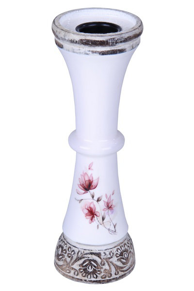 Chandelles en métal pilier, H 12 po x l 4 po x P 4 po