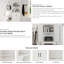 Grande armoire d'angle blanche avec portes et tablettes ouvertes, rangement peu encombrant pour le salon et la salle de bain-1035882389