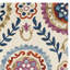 Tapis en laine et coton crocheté à la main Suzani-71002678