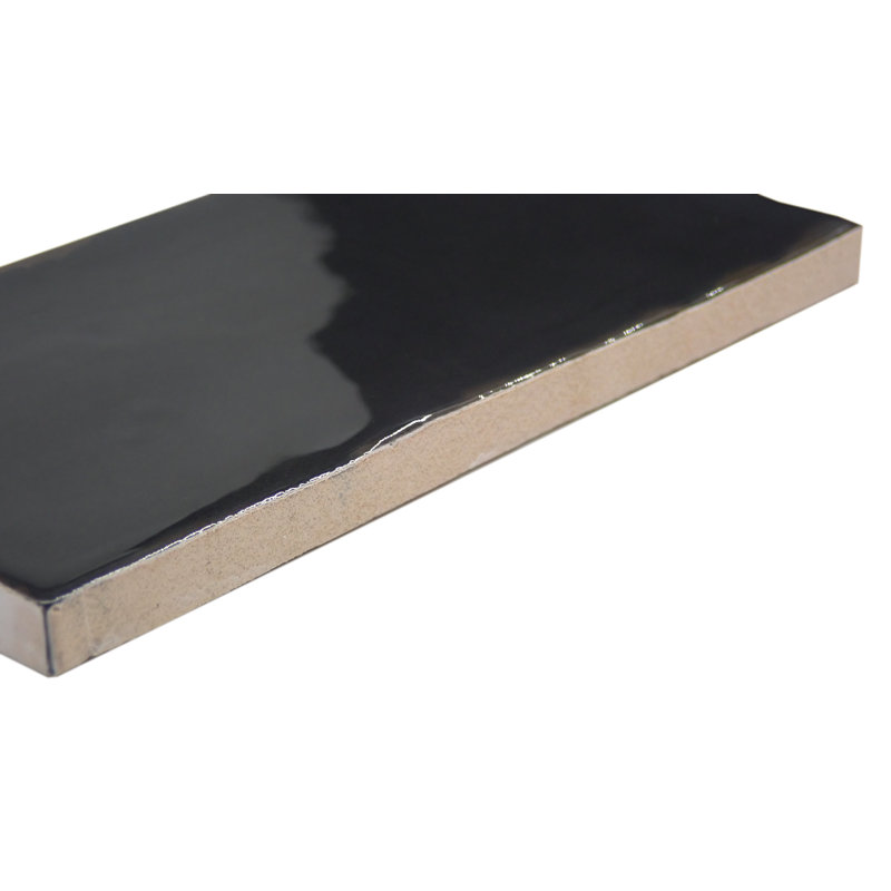 Antigo 5 In. X 5 In. Glossy Ceramic Wall Tile (12.1 Sq. Ft./Case), Jet, 5" x 5"