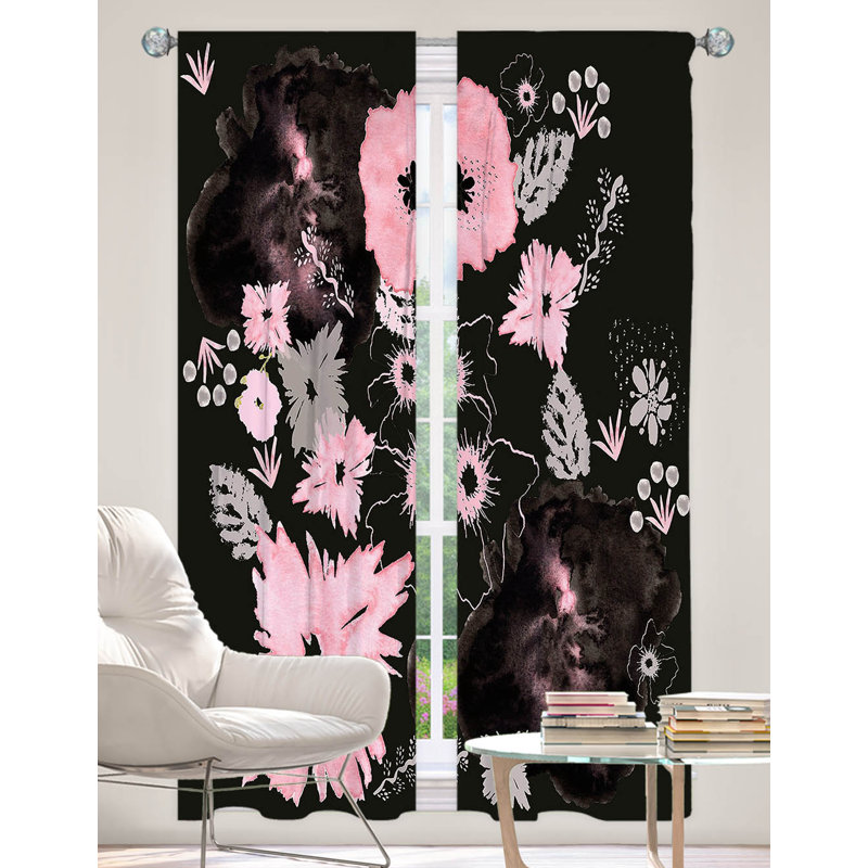 Rideau en polyester, L 20 po x L 52 po