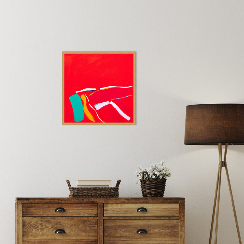 «Passion» par Angie Kenber, reproduction d'art sur toile encadrée, 22 X 22