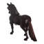 Fière figurine de cheval en cèdre