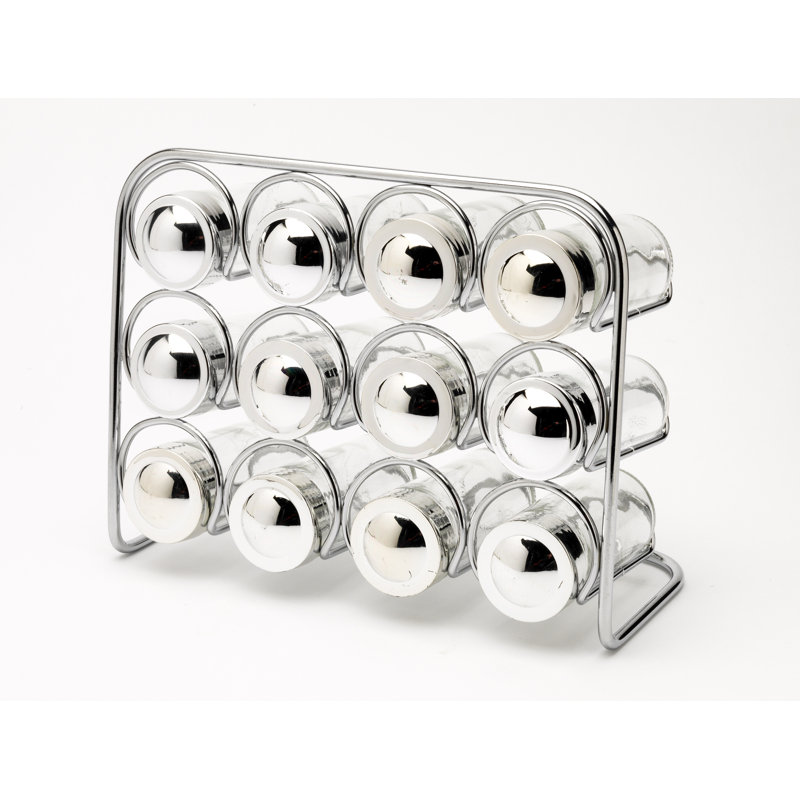 Freestanding Spice Jar & Rack Set