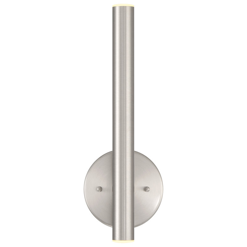 Galanti Armed Sconce, Brushed Steel