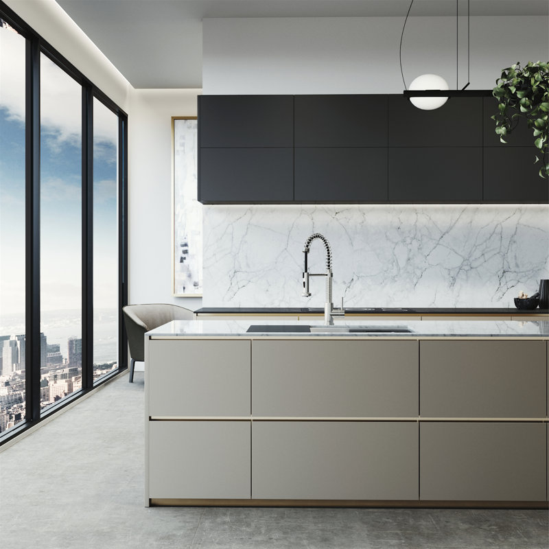 Hampton Stainless Steel 32 in. Single Bowl Undermount Workstation Kitchen Sink with Accessories