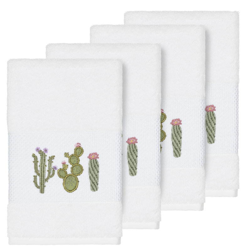 Mila Turkish Cotton Hand Towel, White