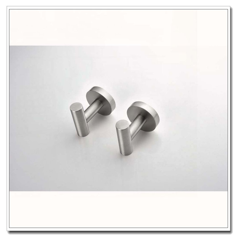 6-Piece Stainless Steel Bathroom Towel Rack Set – Wall Mount, Brushed Nickel