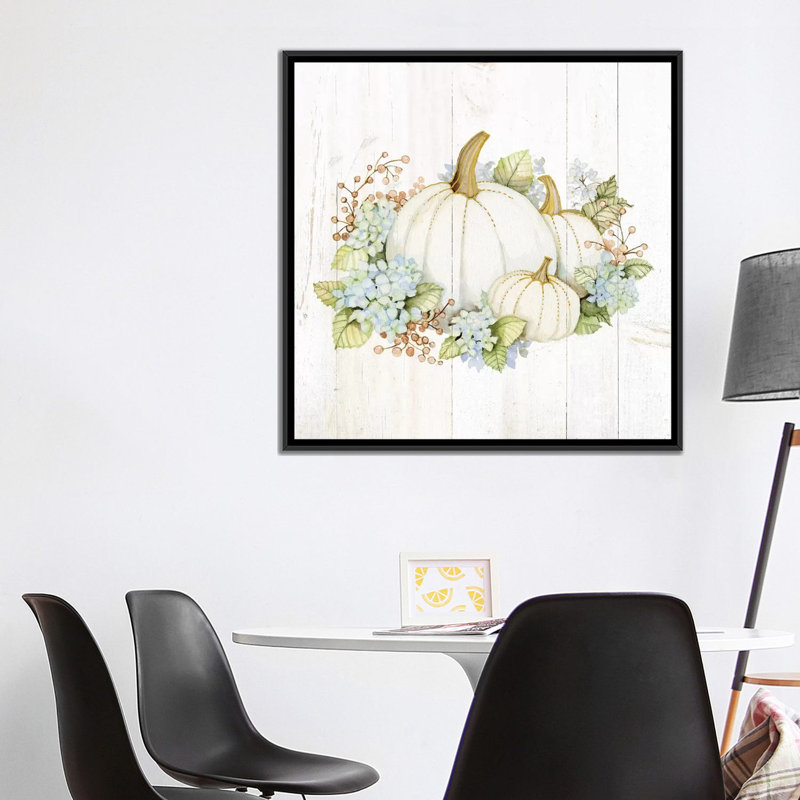 « automne élégance i », reproduction d’art sur toile, H 18 po x l 18 po x P 1,5 po, Toile avec cadre flottant noir
