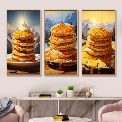 3 pièces sur toile - Pancake Peaks
