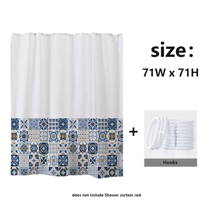 Rideau de douche en polyester