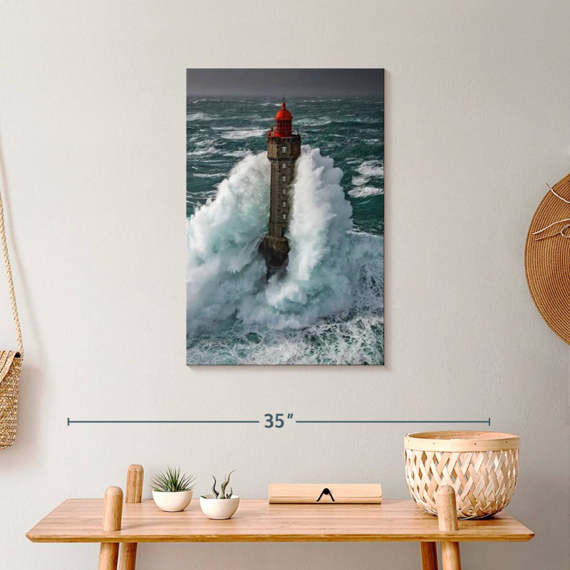 Tempête à la Jument, reproduction sur toile, H 24 po x l 16 po x P 1,25 po
