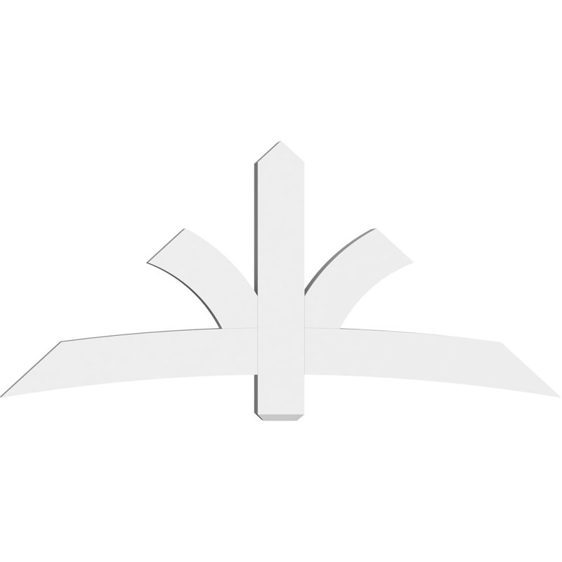 Support pour pignon Davenport, H 33 po x l 72 po (pas: 11/12), P 4 po x F 6 po, PVC