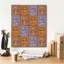"Epic Graffiti" Hanukah Menorah Collage Verticals "par Andrea Strongwater, art mural sur toile-106415018