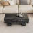 Modern Simple Black Marble Texture MDF Coffee Table - 43.3"X21.6"X17.2" Practical Model.Making It An Ideal Addition To Any Living Room Or Apartment.W1151134965
