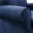 35.4" Classic Fabric Upholstered Push Back Recliner With Wooden Legs (Set Of 3 )-110985606
