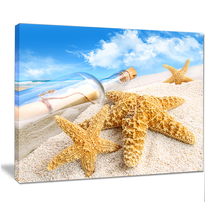 «Message in Bottle Buried in Sand», photographie, H 30 po x l 40 po x P 1,5 po, Toile tendue