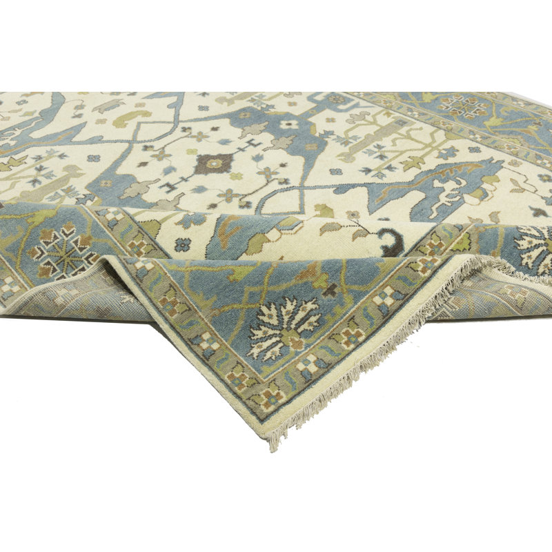 Tapis oriental floral Oushak 9X12