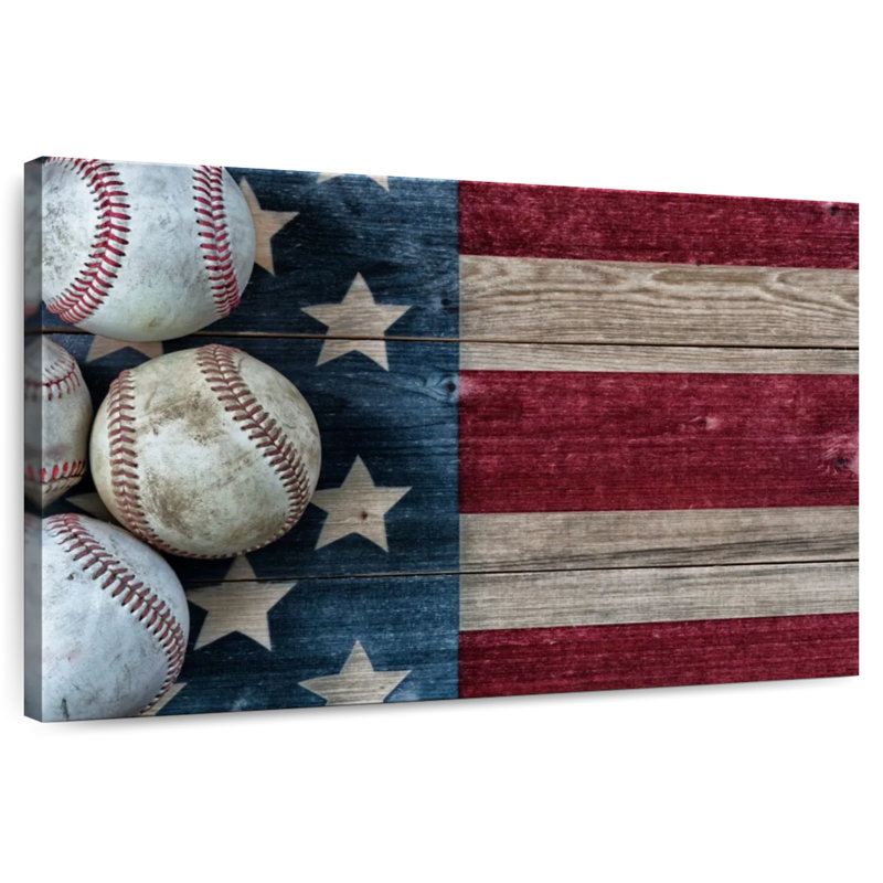 Borges American Baseball, 32" H x 48" W