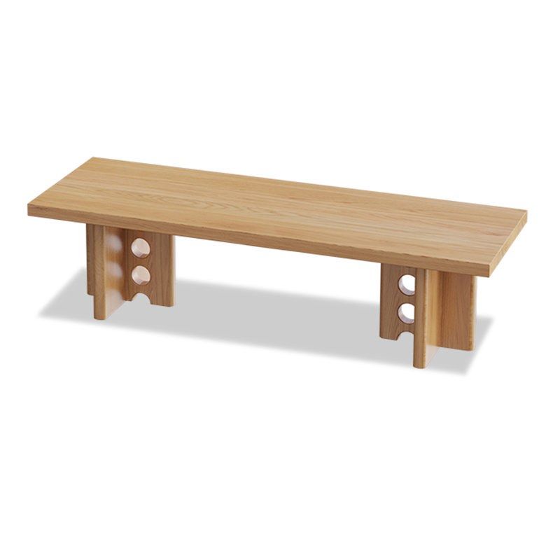 Table de conférence moderne en bois massif nordique, H 29,53 po x L 98,43 po x l 39,37 po