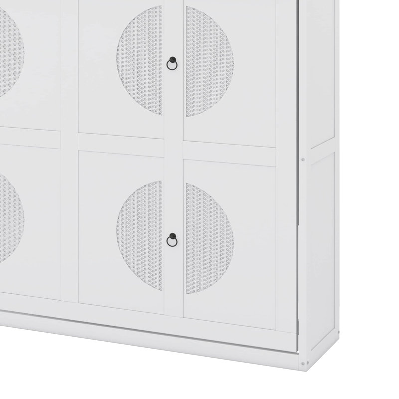 Grand lit escamotable mural, option pliable peu encombrante pour les appartements compacts et les chambres d'amis, Grand lit