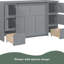 Armoire lit escamotable avec chaise, bureau et tiroirs Murphy-630425048-644022375