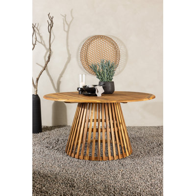 Landisville Acacia Round Dining Table