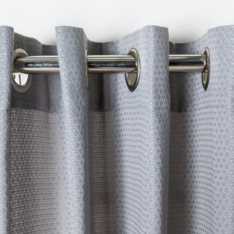 Koffler Semi Sheer Curtain Single Panel, 52" W x 84" L