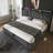 Upholstered Bed, 360 Surround LED Function, Buttons/Apps/Remote Control, Hydraulic Storage Bed With USB Type-C Charging(Without Mattress)-2030701642-2030701639