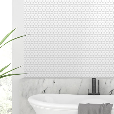 Carrelage mosaïque auto-adhésif 22 po x 22 po