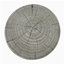 Table d'appoint d'extérieur, table de bout à conception creuse, table de tabouret de jardin de patio, table d'appoint décorative pour terrasse de balcon de plage, béton léger, texture semblable au bois, couleur grise-1316189856