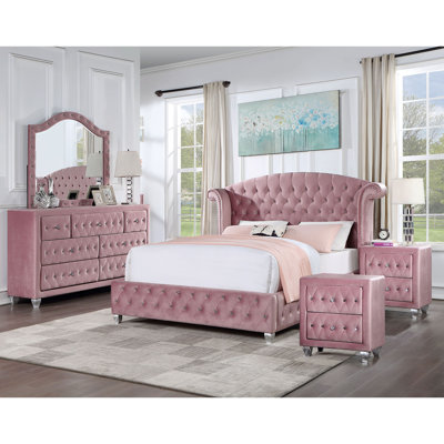 Waldschmidt Solid Wood Piece Bedroom Set