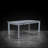 Tatiana Glass Top Metal Base Dining Table-154087958