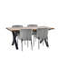 82cm H Upholstered Side Chair in Grey-115921967