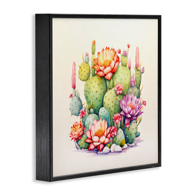 Desert Spring Blooms Framed Giclee Art by Andrea Haase