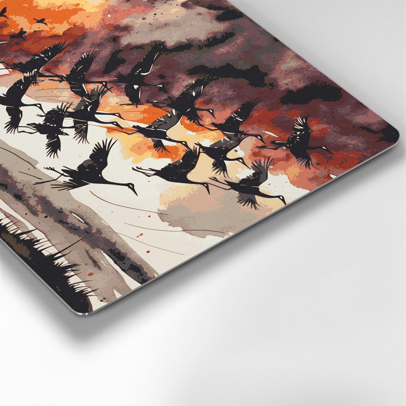 Art mural en métal brun, Thanksgiving, H 11 po x l 14 po x P 0,05 po