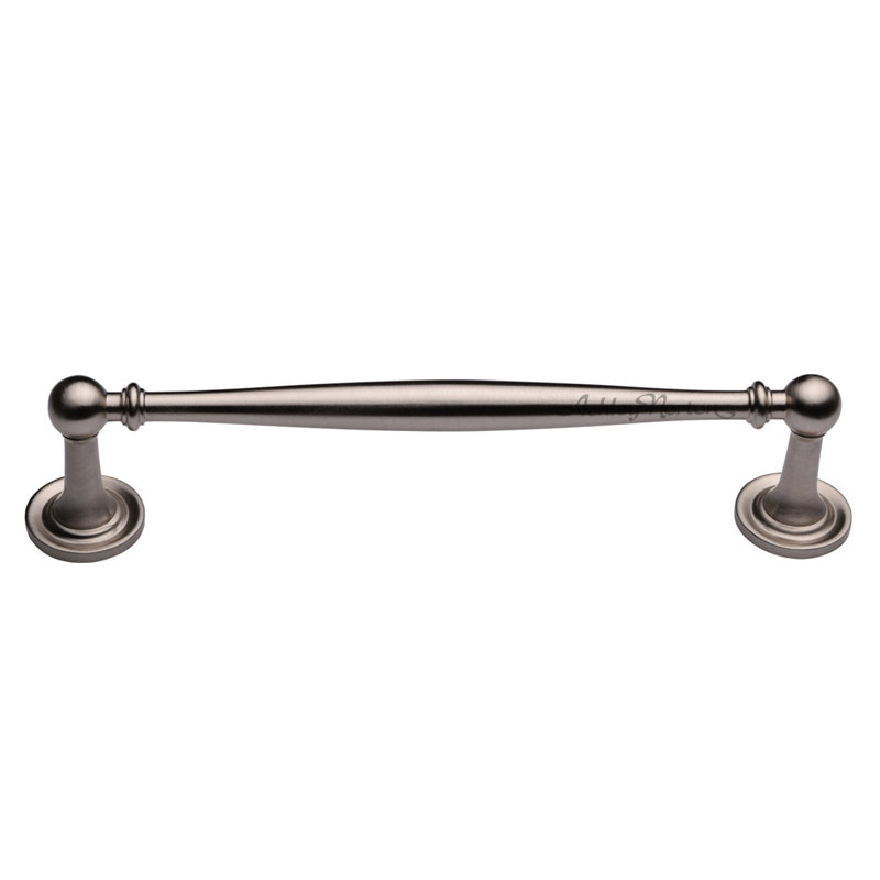 Poignée d'armoire Rhode, Nickel satiné, 8"