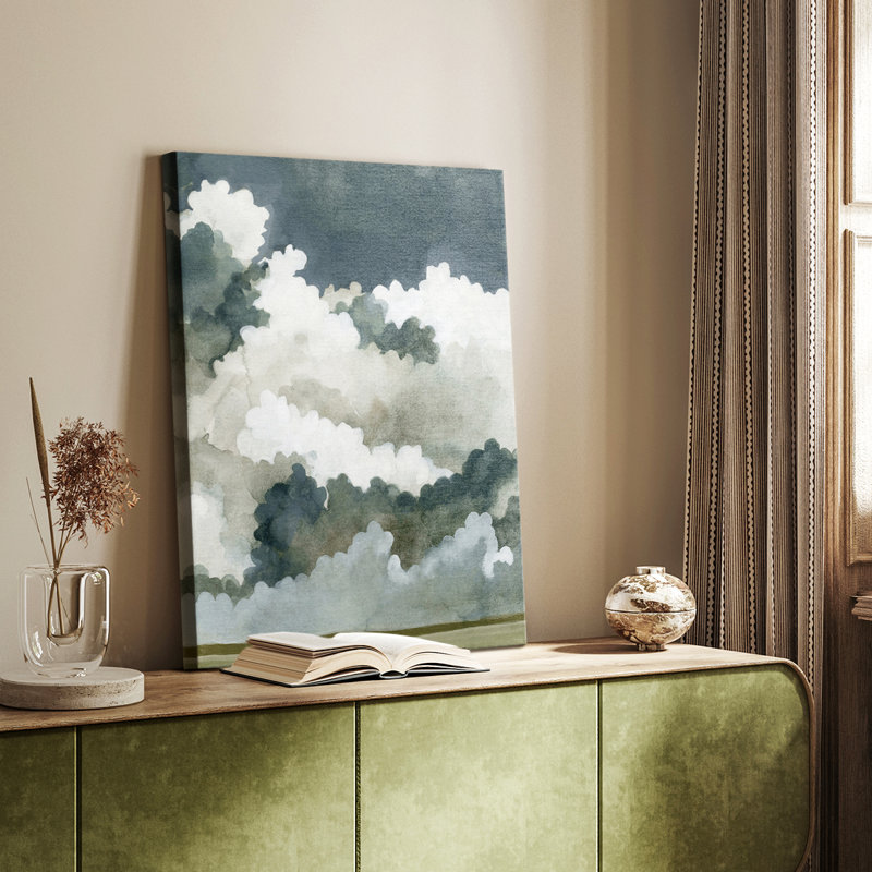 Vaste ciel neutre II - galerie Cavas sur mesure, H 12 po x l 8 po