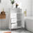 Bathroom Standing Storage Cabinet With 3 Drawers And 1 Door-White