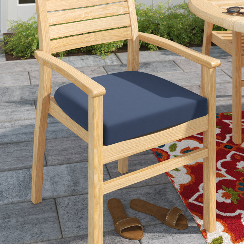 Coussin de siège Sunbrella Sol 72 Outdoor ™ l 18 po x P 18 po, Toile bleu marine Sunbrella®