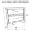 Ensemble de chambre double 4 pièces Maddielynn - blanc-181099033-185850734-181099037