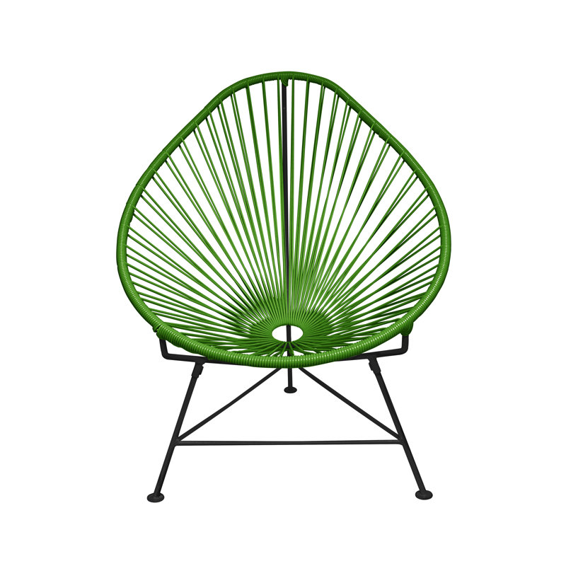 Chaise de jardin, Vert olive / noir