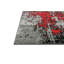 Tapis gris contemporain noir HR-1363892961